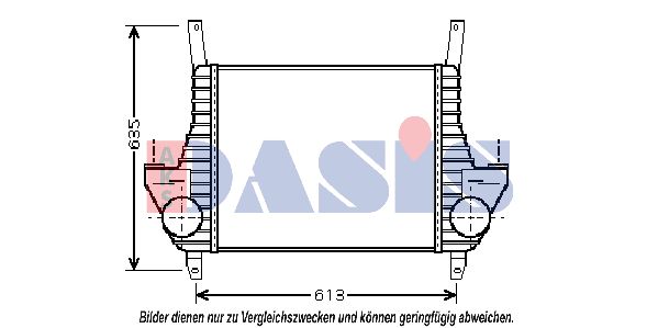 AKS DASIS Kompressoriõhu radiaator 407002N